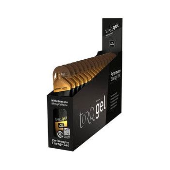 torq energy gel guarana performance caffeine 45g caja 15 geles
