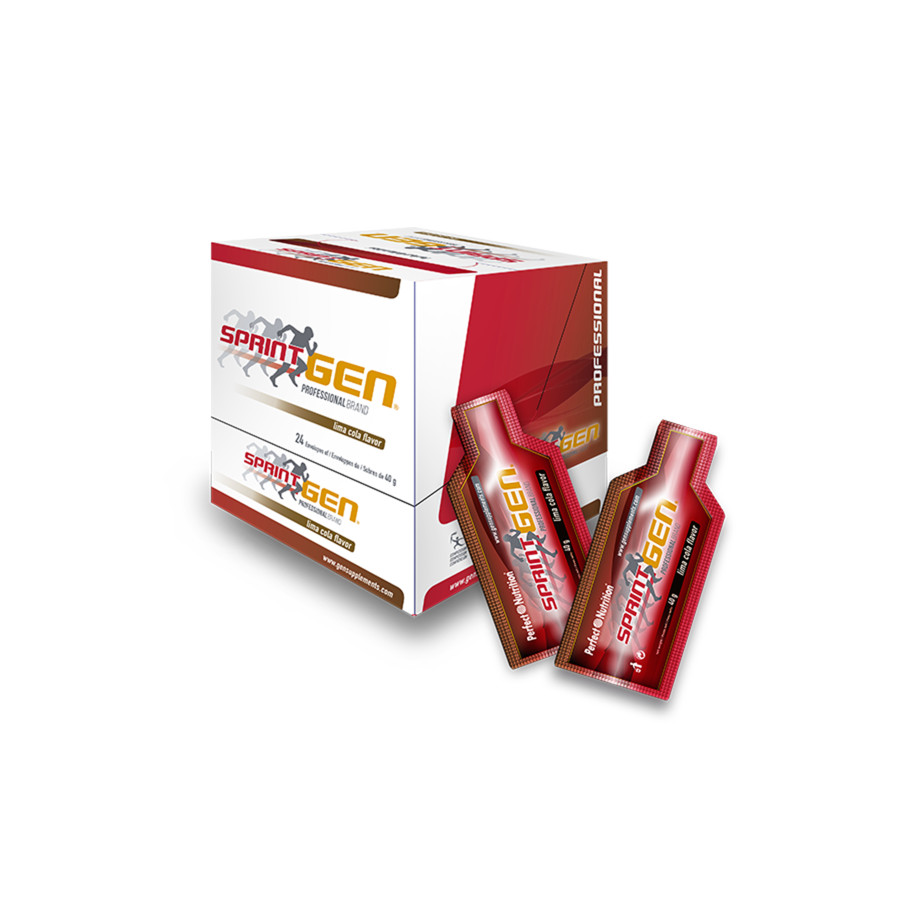 sprint gen gel energetico cafeina 24 geles 40 g sabor cola