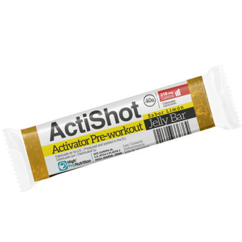 actishot jelly bar limon 40g high pro nutrition barrita energetica deportiva