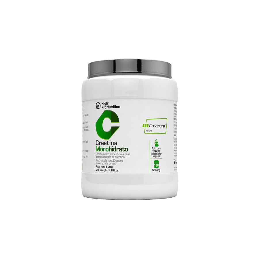 Creatina Creapure 500 g High Pro Nutrition monohidrato alemana alta pureza