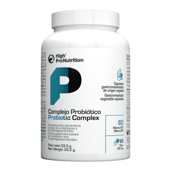 Complejo Probiótico 80 mil millones High Pro Nutrition cápsulas probióticas