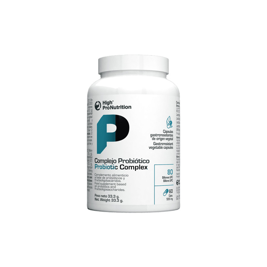 Complejo Probiótico 80 mil millones High Pro Nutrition cápsulas probióticas