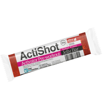 high pro nutrition actishot jelly bar fresa 40g barrita energetica deportiva