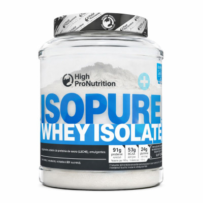 91% proteína • Whey Isolate CFM • Sin sabor