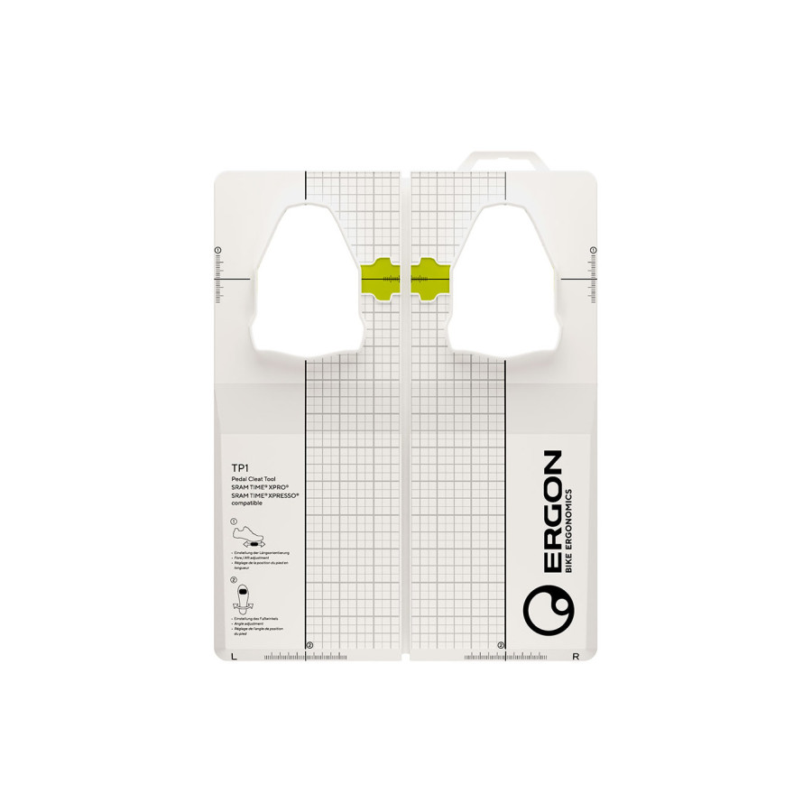 Ajustador de calas Ergon TP1 para SRAM Time XPRO y Xpresso en zapatillas de ciclismo