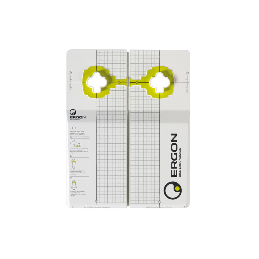 Ajustador de calas Ergon TP1 para Shimano SPD en zapatillas de ciclismo