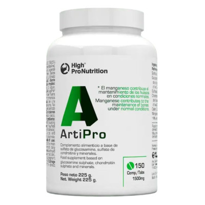 artipro 150 comprimidos high pro nutrition suplemento cuidado articular deportistas