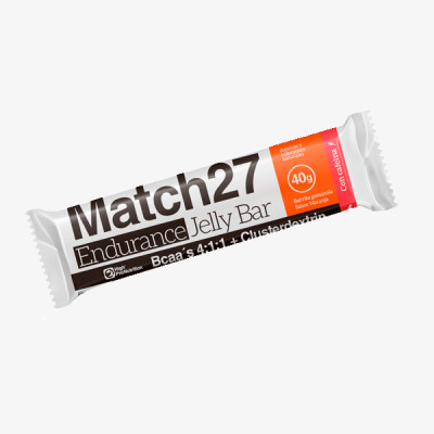 match27 endurance jelly bar naranja con cafeina high pro nutrition barrita energetica deporte ciclismo