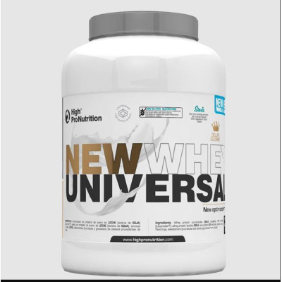 New Whey Universal Gourmet sabor Vainilla High Pro Nutrition proteína whey