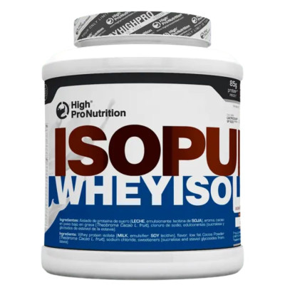 Isopure High Pro Nutrition 1.8 kg whey isolate sabor cookies proteína aislada de suero