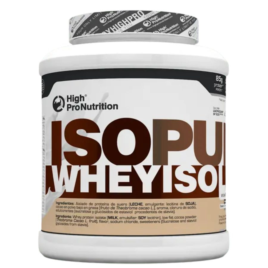 Proteína aislada Isopure Chocolate Cacahuete High Pro Nutrition 1.8 kg y 908 g