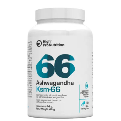 Ashwagandha KSM-66 High Pro Nutrition 90 cápsulas suplemento adaptógeno