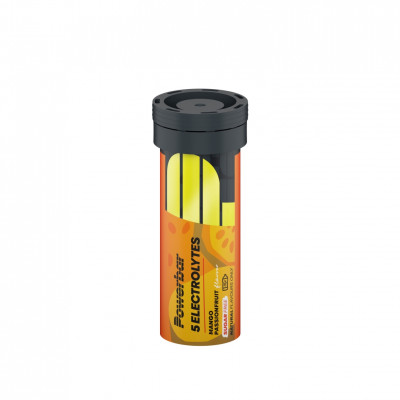 Powerbar 5 Electrolytes Mango Passionfruit 10 tabletas electrolitos sin azucar
