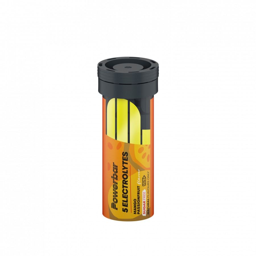 Powerbar 5 Electrolytes Mango Passionfruit 10 tabletas electrolitos sin azucar