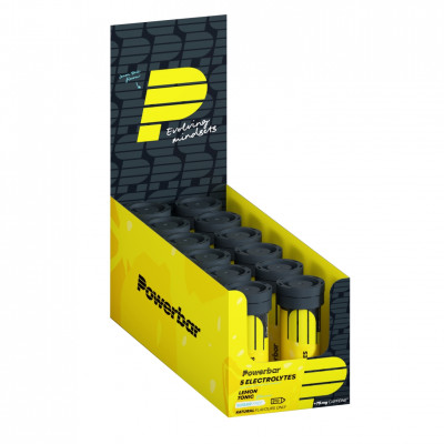 Powerbar 5 Electrolytes Lemon Tonic pack 12 tubos tabletas efervescentes electrolitos