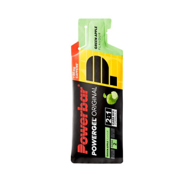 powergel original 41g powerbar manzana verde cafeina gel energetico
