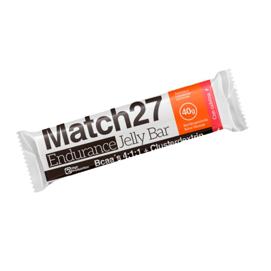 Jelly Bar Naranja con cafeína High Pro Nutrition 40g