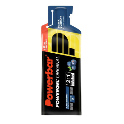 PowerGel PowerBar 41g Grosella Negra con cafeína gel energético