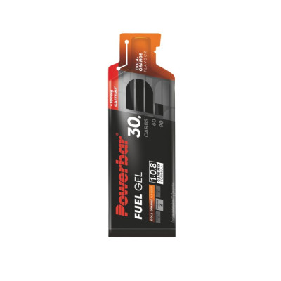 PowerBar Fuel 30 Gel Cola Orange Cafeína 30g carbohidratos gel energético ciclismo
