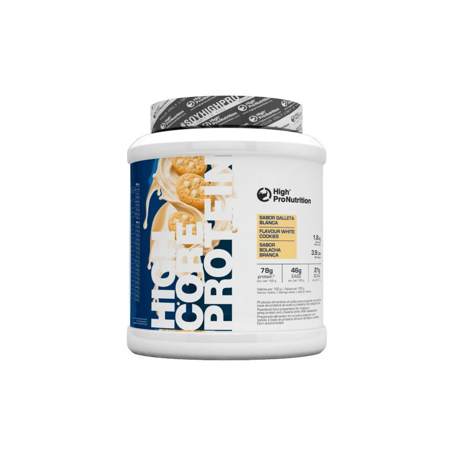 High Core Protein White Cookies 1.8 kg High Pro Nutrition